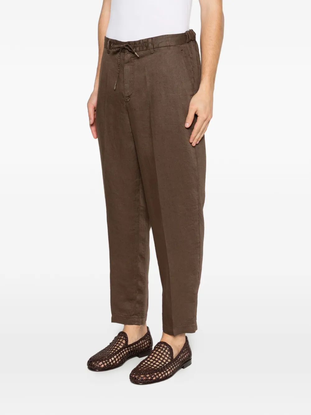 Briglia 1949 Covent broek met trekkoord Bruin