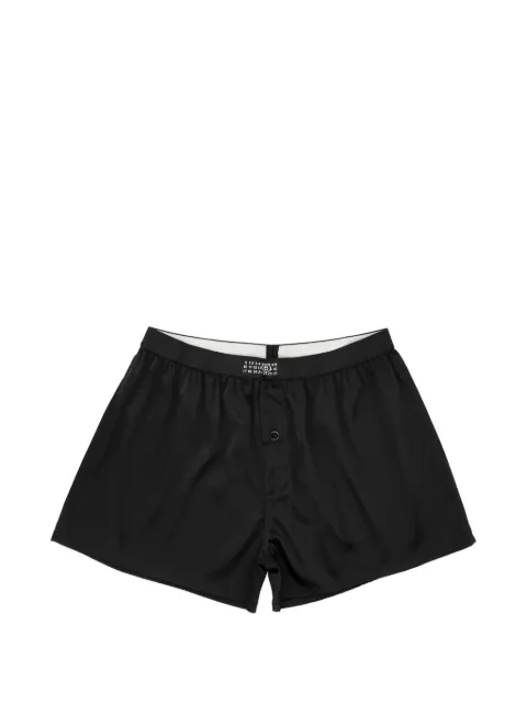 MM6 Maison Margiela washed silk boxer shorts