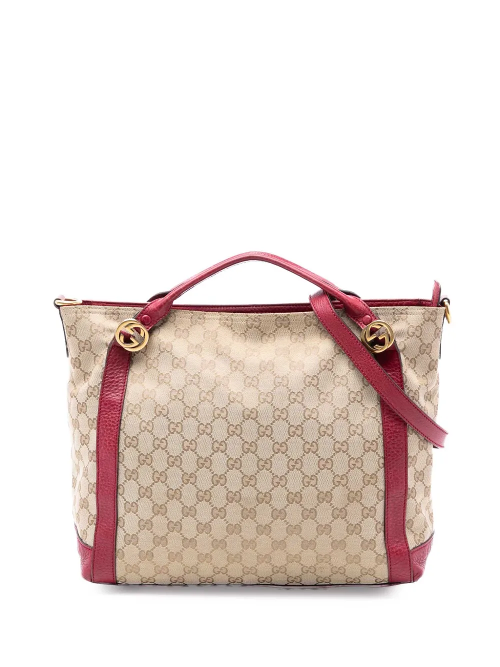 Gucci Pre-Owned 2016-2025 GG Canvas Miss GG satchel - Rosso