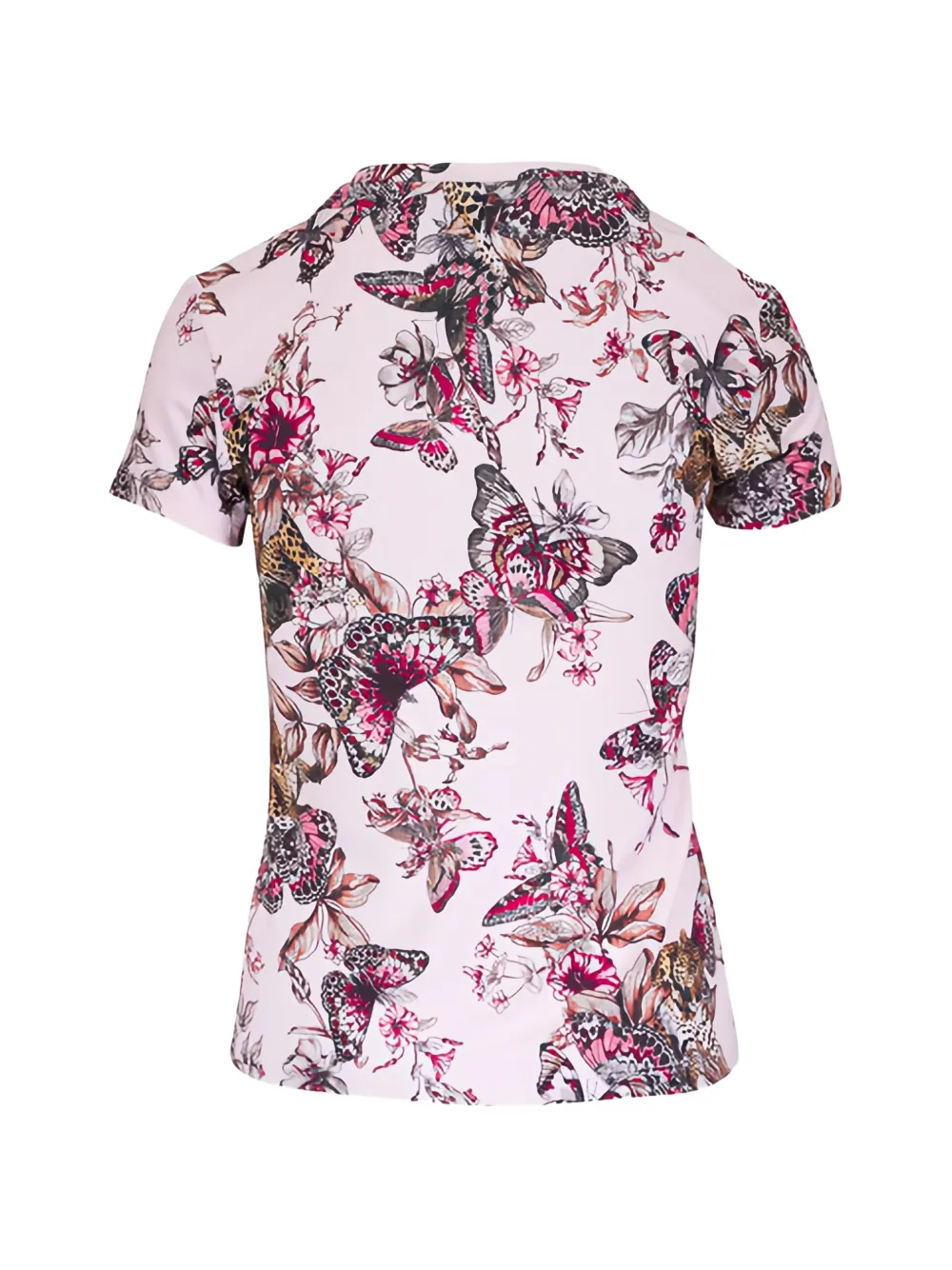 L'Agence Ressi T-shirt met bloemenprint Roze