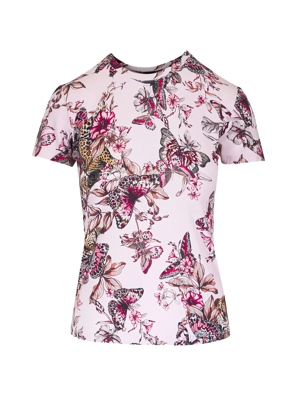 L'Agence Ressi floral-print T-shirt - Rosa