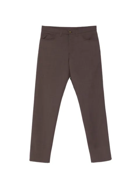 Canali button-fastening trousers