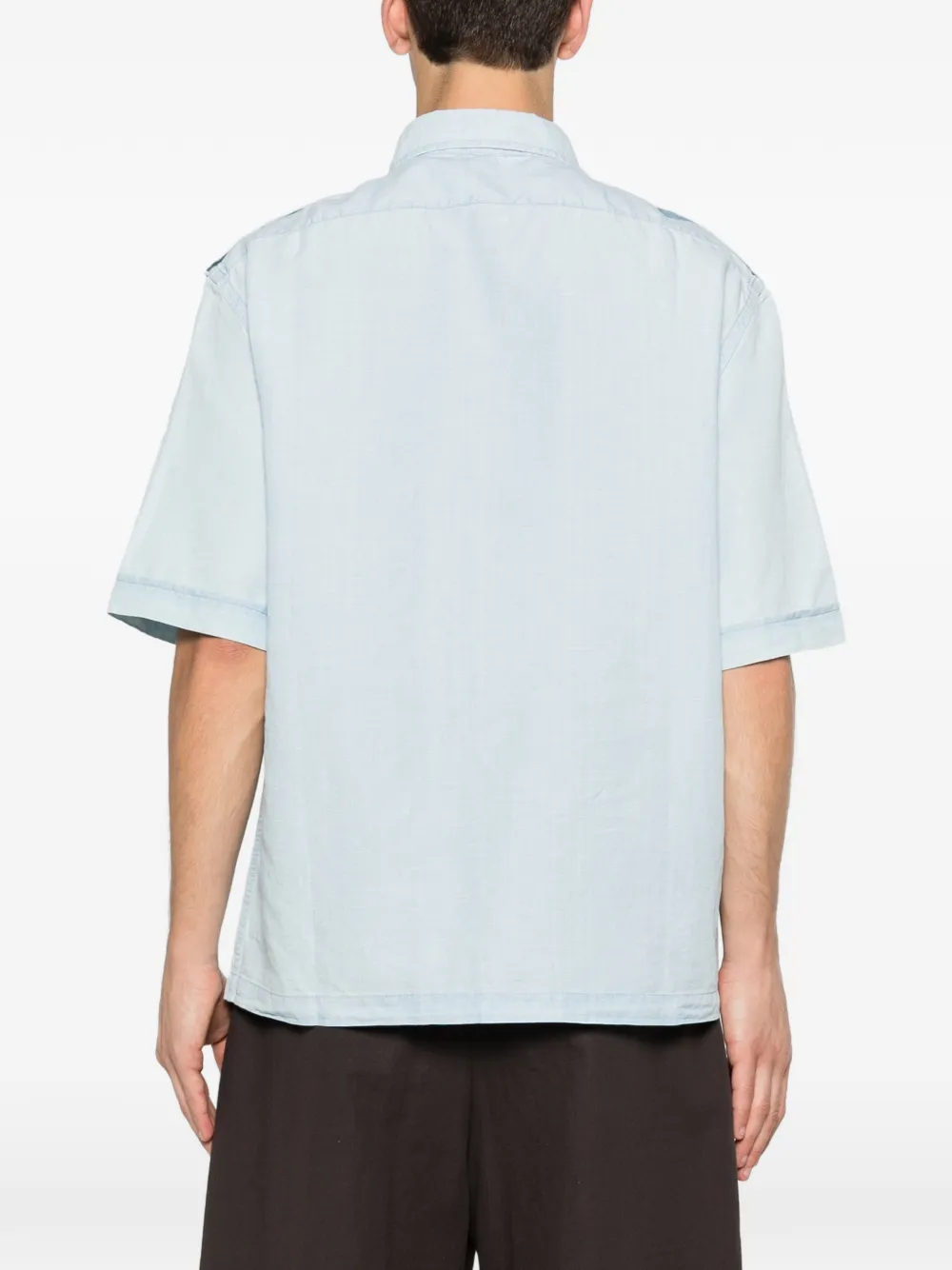 Barena Overhemd met zak Blauw