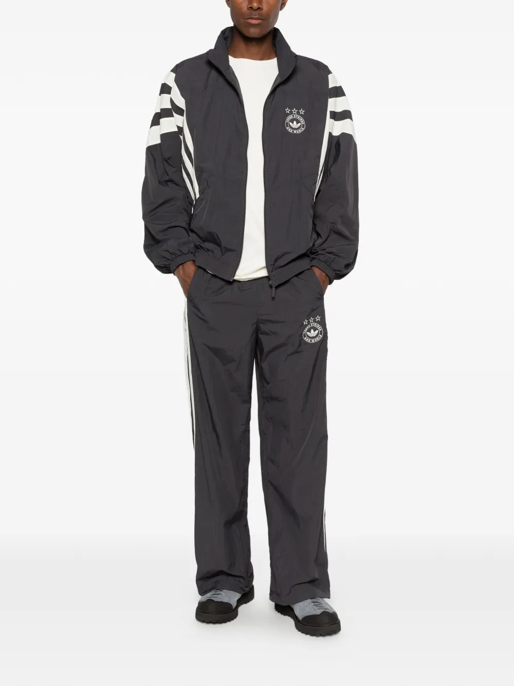 adidas Trainingsbroek met zijstreep Zwart