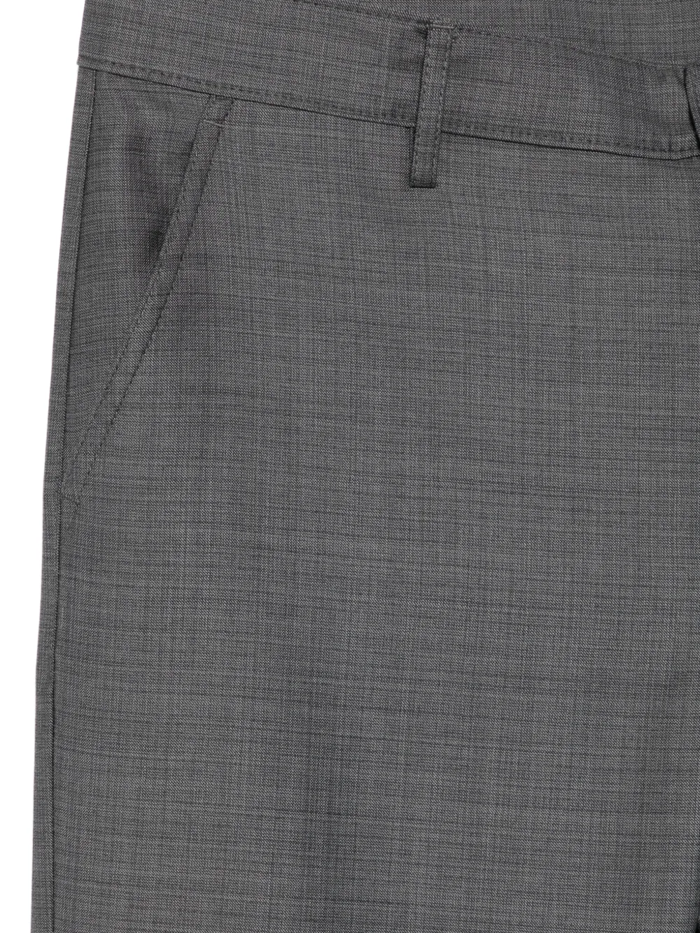 Canali Broek met knoopsluiting Grijs