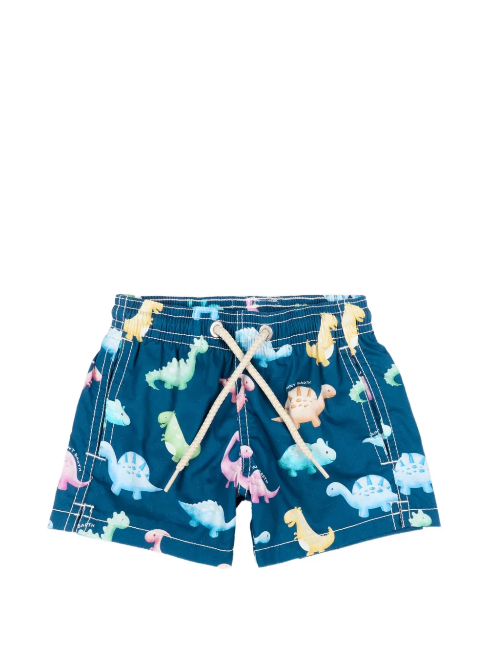 MC2 Saint Barth Kids dinosaur print swim shorts - Blu