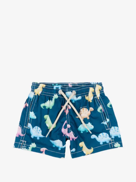 MC2 Saint Barth Kids dinosaur print swim shorts