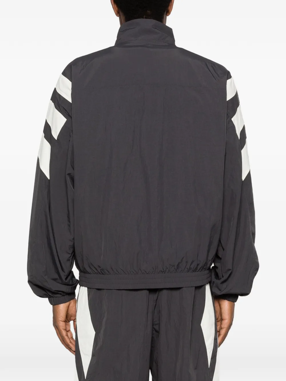 adidas Jack met logoprint en streep detail Zwart