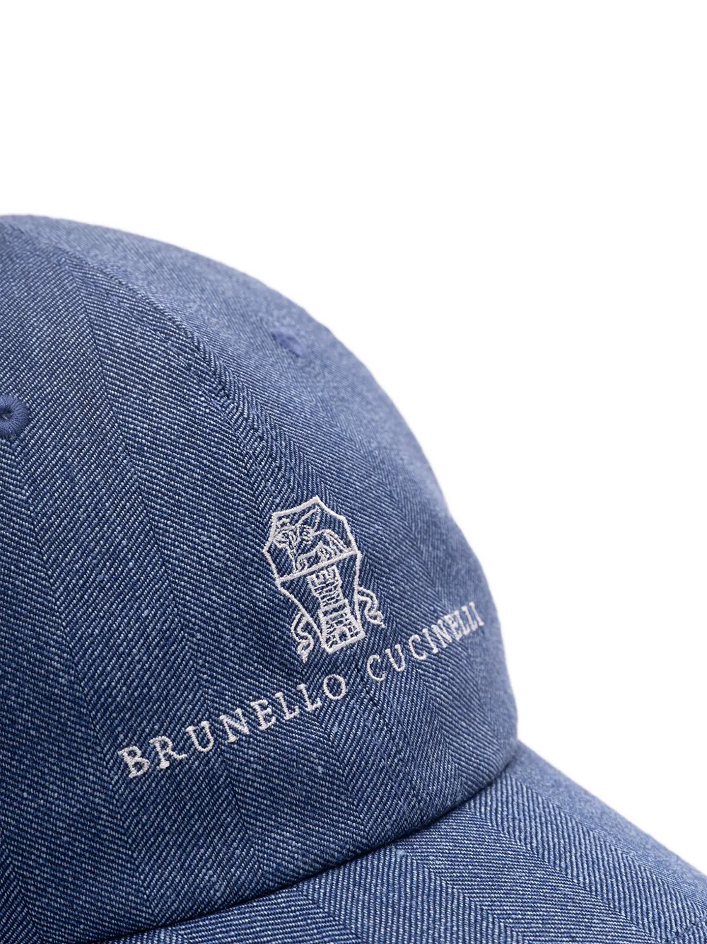  Brunello Cucinelli Logo-embroidered Baseball Cap - Blue 