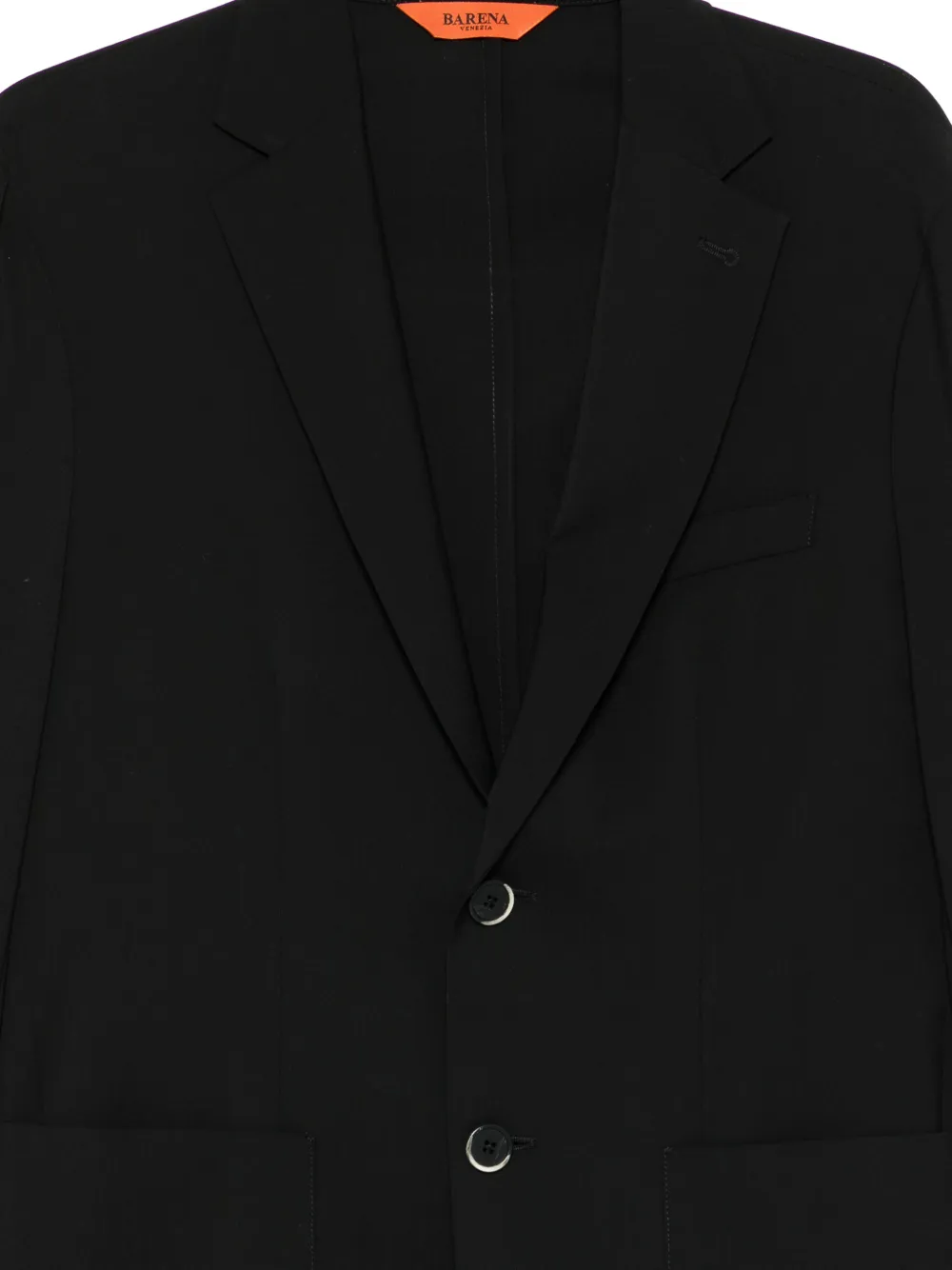 Barena Borgo Tropical blazer met zak Zwart