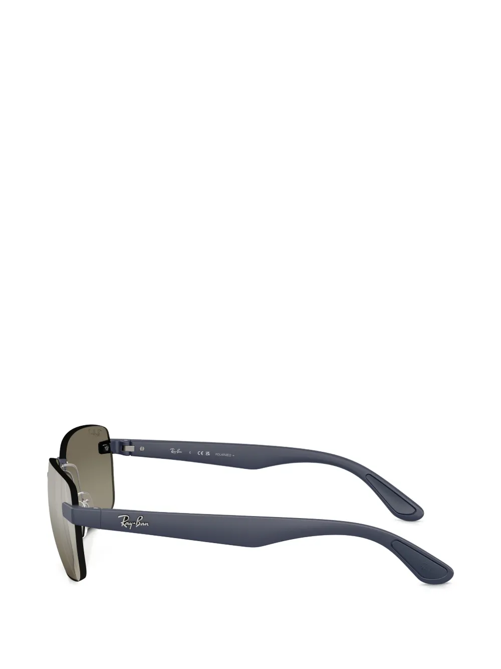Ray-Ban Zonnebril met vierkant montuur Blauw