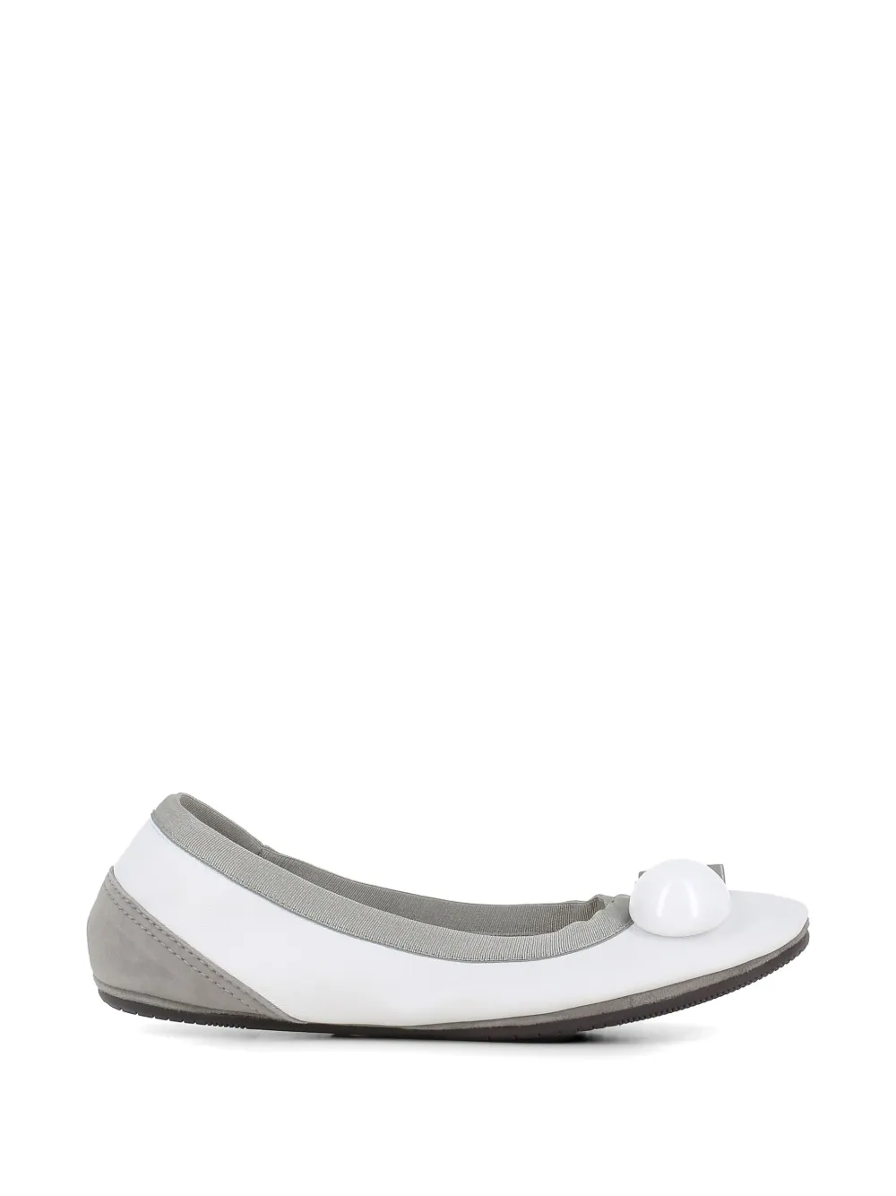 Dove Nuotano Gli Squali Becky ballet flats - Bianco