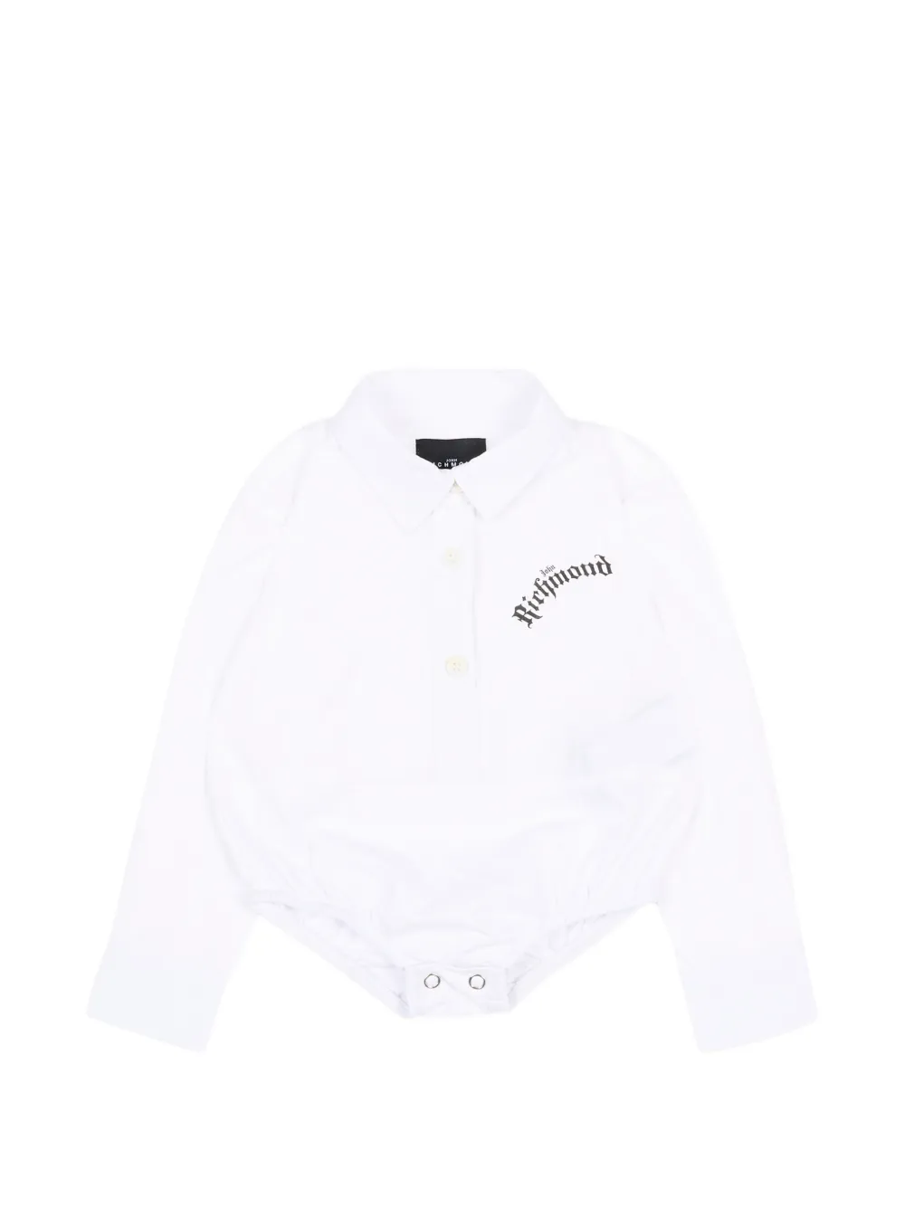 John Richmond Junior long-sleeved bodysuit - Weiß