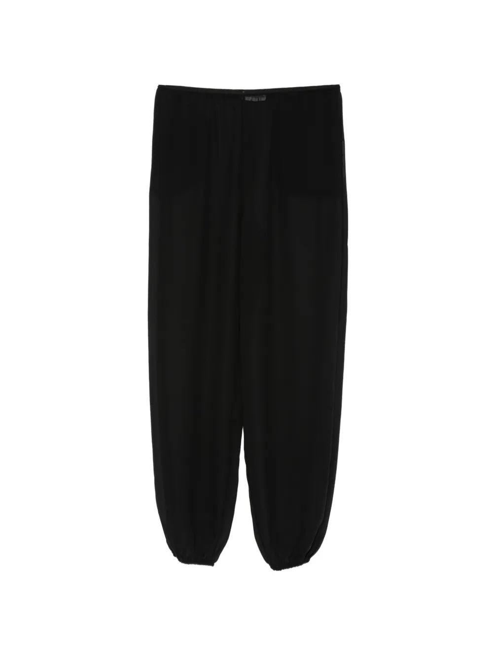 The Frankie Shop Orissa sheer balloon trousers - Nero