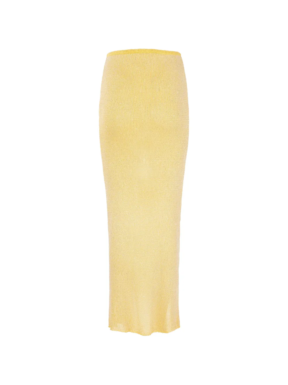  Paramidonna Bruna Slit Skirt - Yellow 
