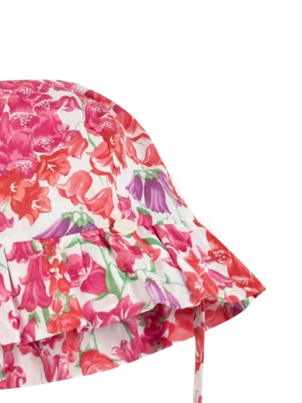 Tartine Et Chocolat Hoed met ruches en bloemenprint Rood
