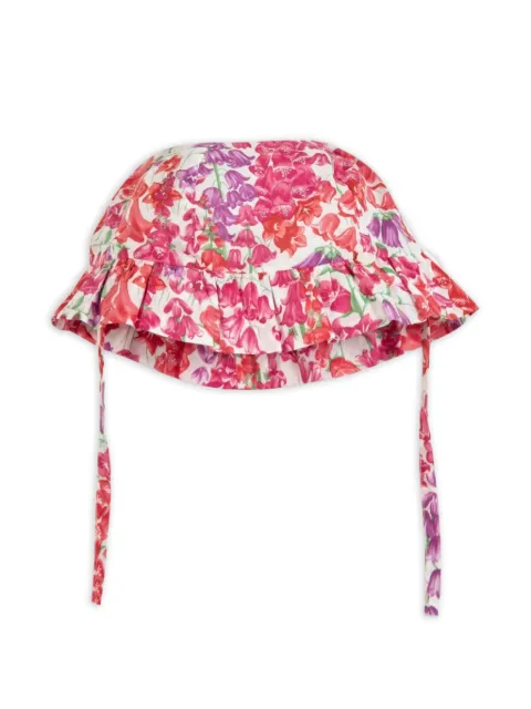 Tartine Et Chocolat ruffled floral hat