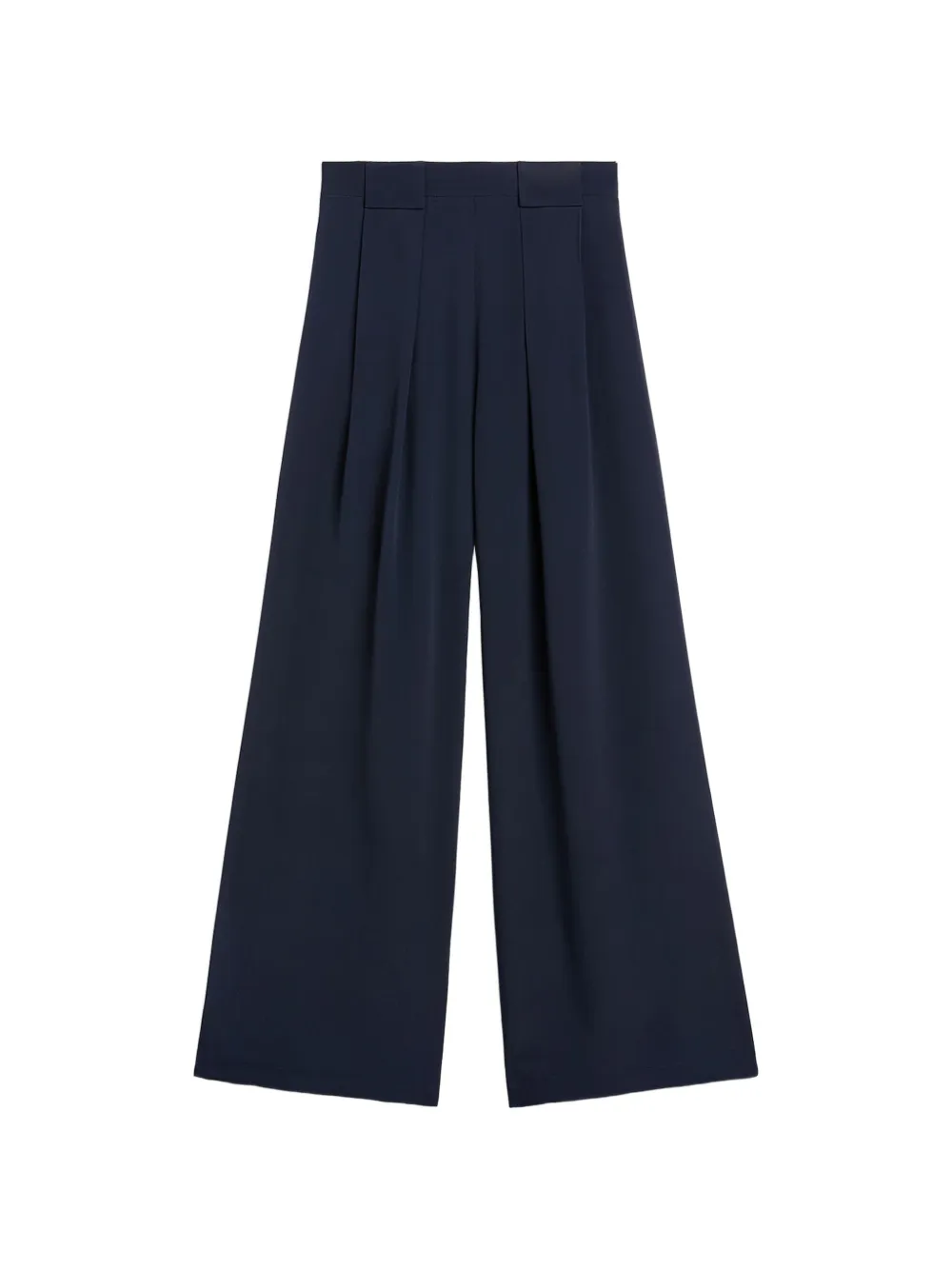 MOMONÌ Aspen pleated palazzo trousers - Blu