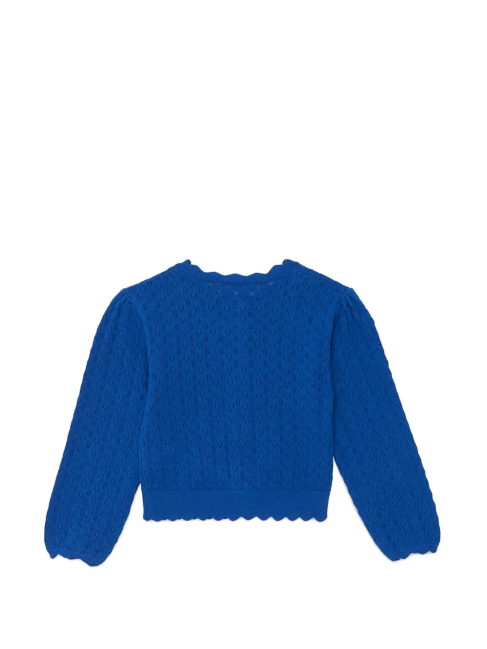 Tartine Et Chocolat Vest met geperforeerde details Blauw