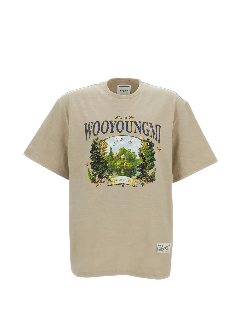 Wooyoungmi Garden Graphic T-shirt - Toni neutri