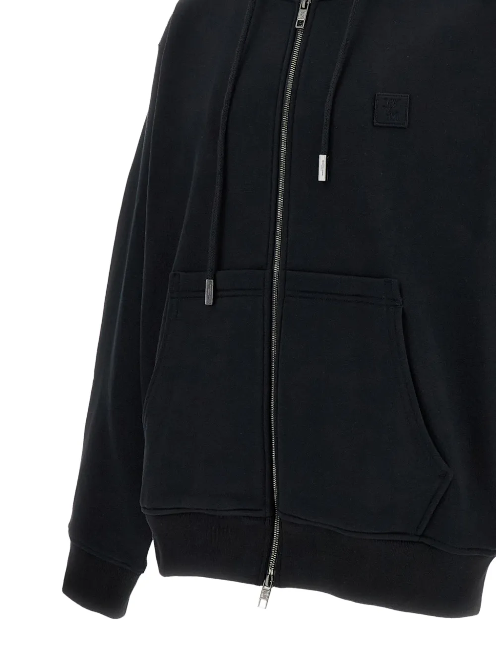 Wooyoungmi full-zip hoodie Zwart