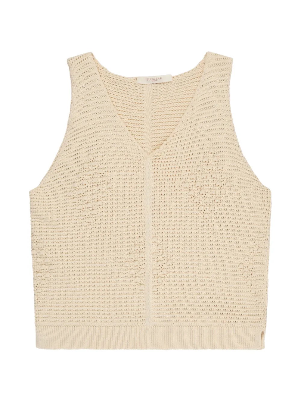 slowear diamond cotton top - Toni neutri