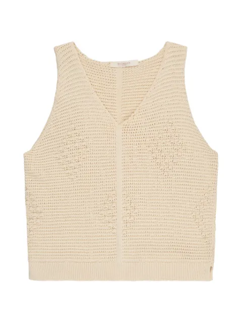 slowear top con motivo de rombo