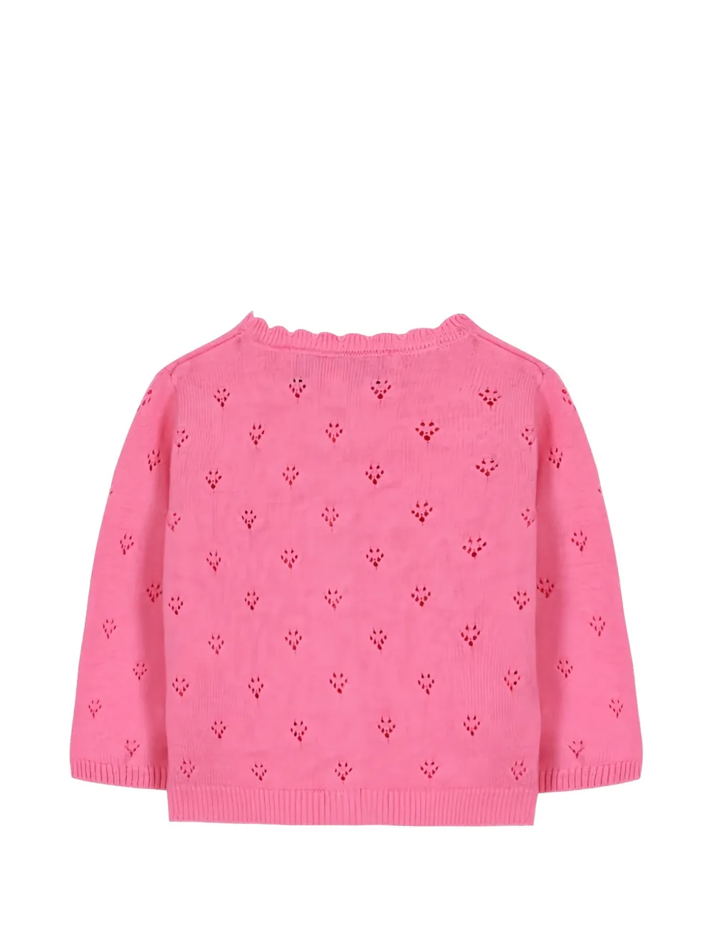 Tartine Et Chocolat Gewelfd pointelle vest Roze
