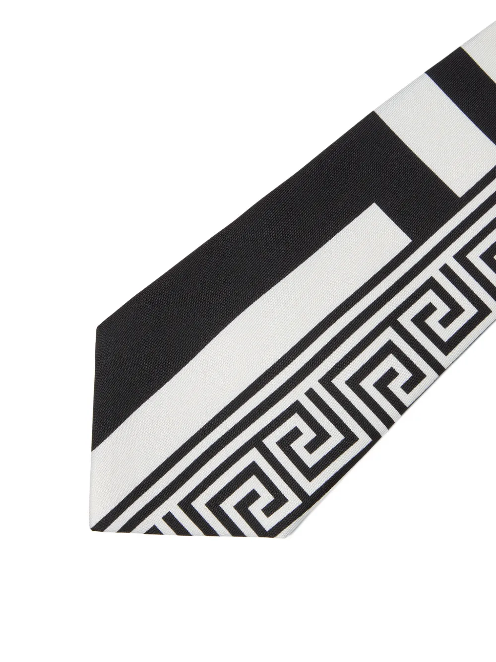  Versace Corbata Estampada - Negro 