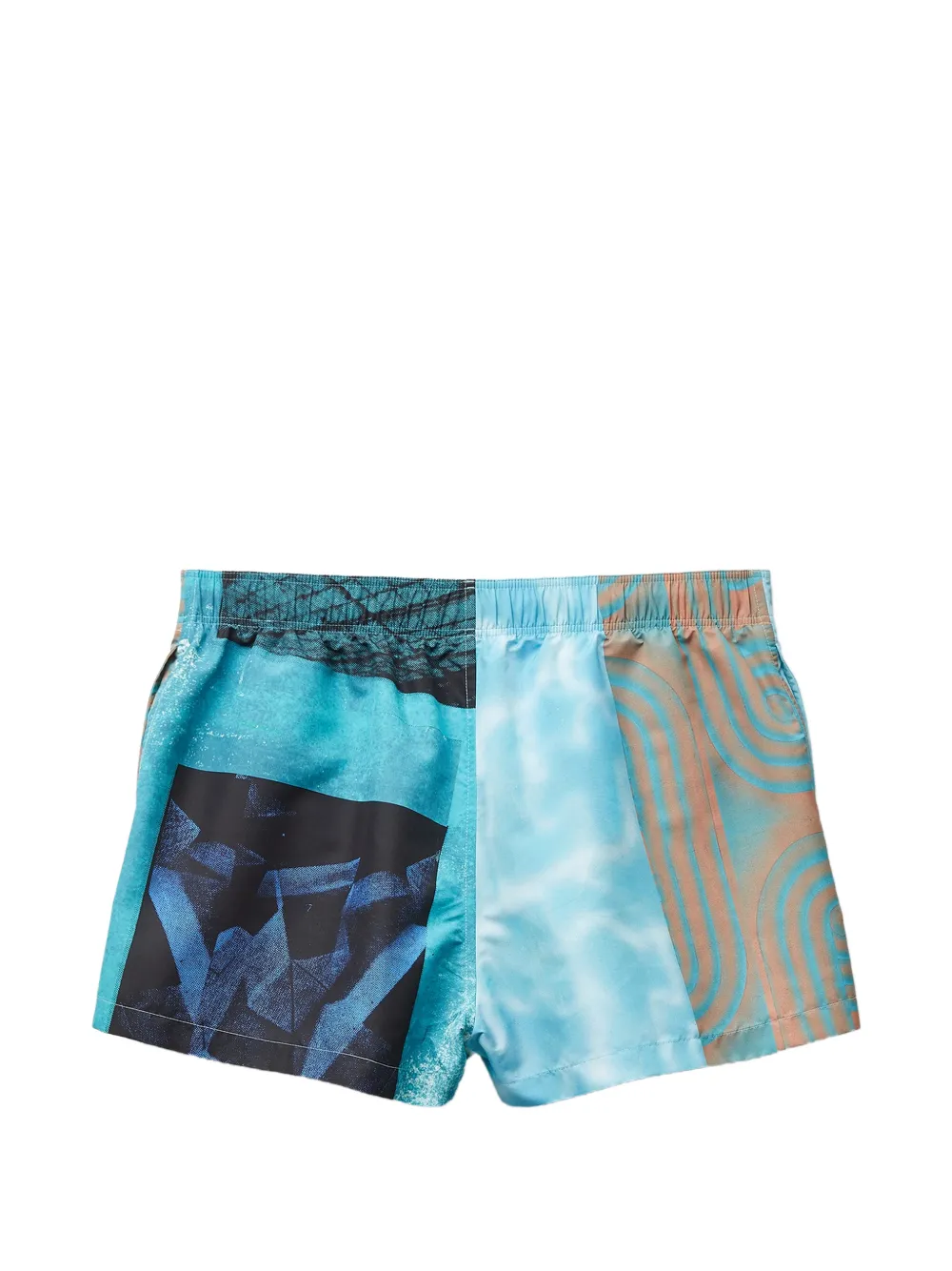 Versace Zwembroek met print Blauw
