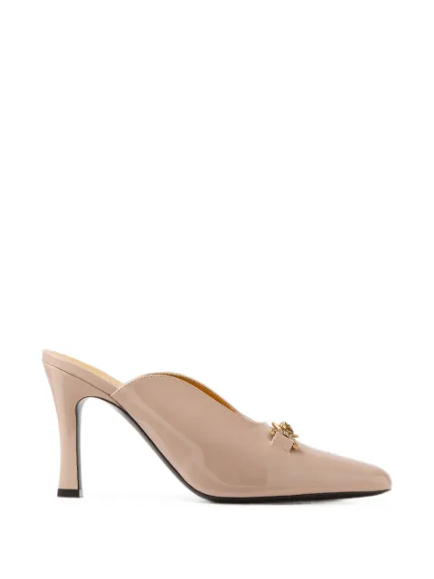 Versace Marisa patent mules 90 mm