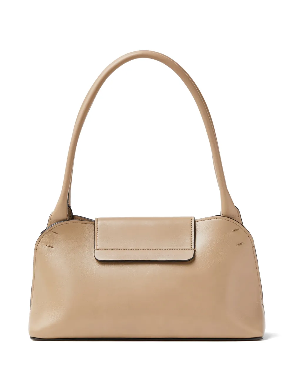 Versace Vivian leren kleine schoudertas Beige