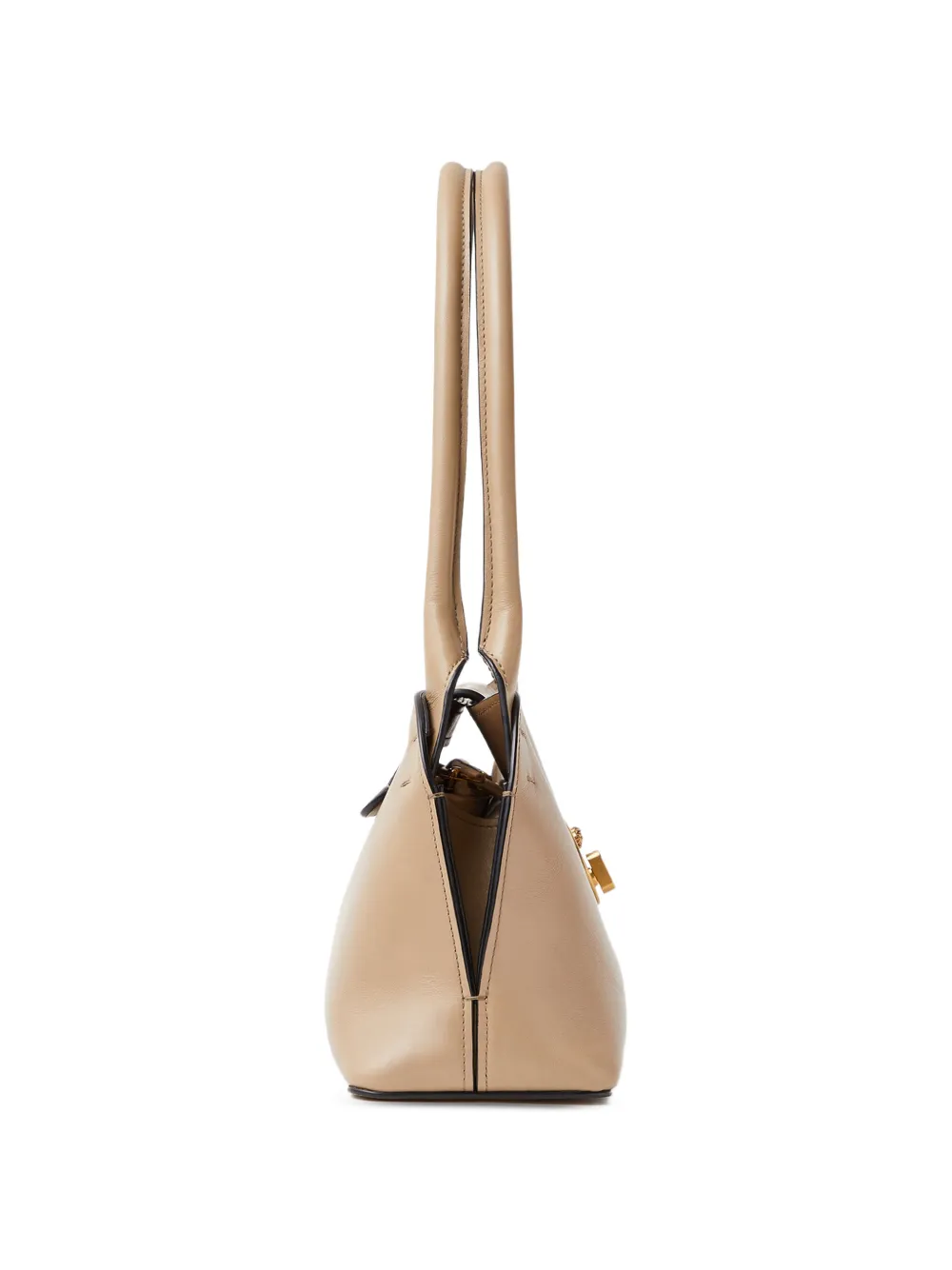Versace Vivian leren kleine schoudertas Beige