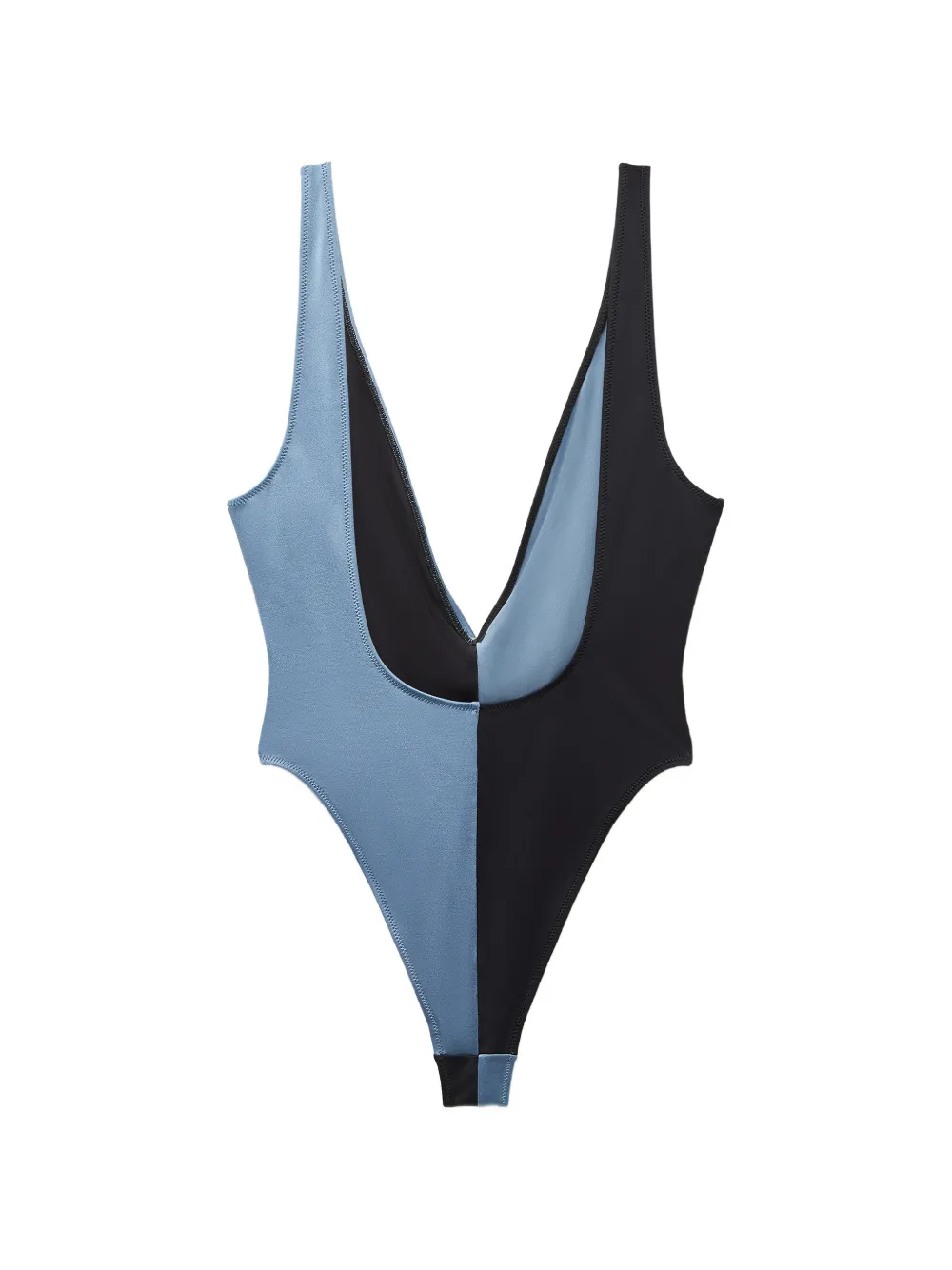 Versace Badpak met geborduurd logo Blauw