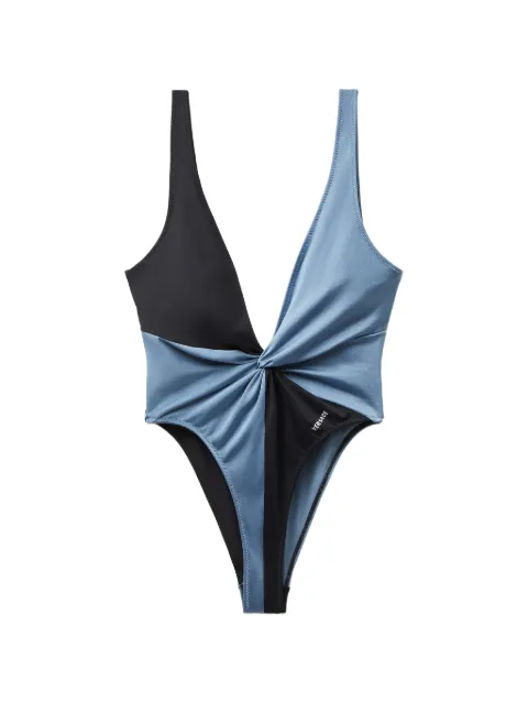 Versace embroidered-logo one-piece swimsuit
