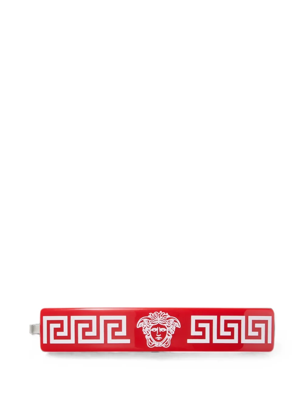 Versace Haarspange aus Plexa - Rot