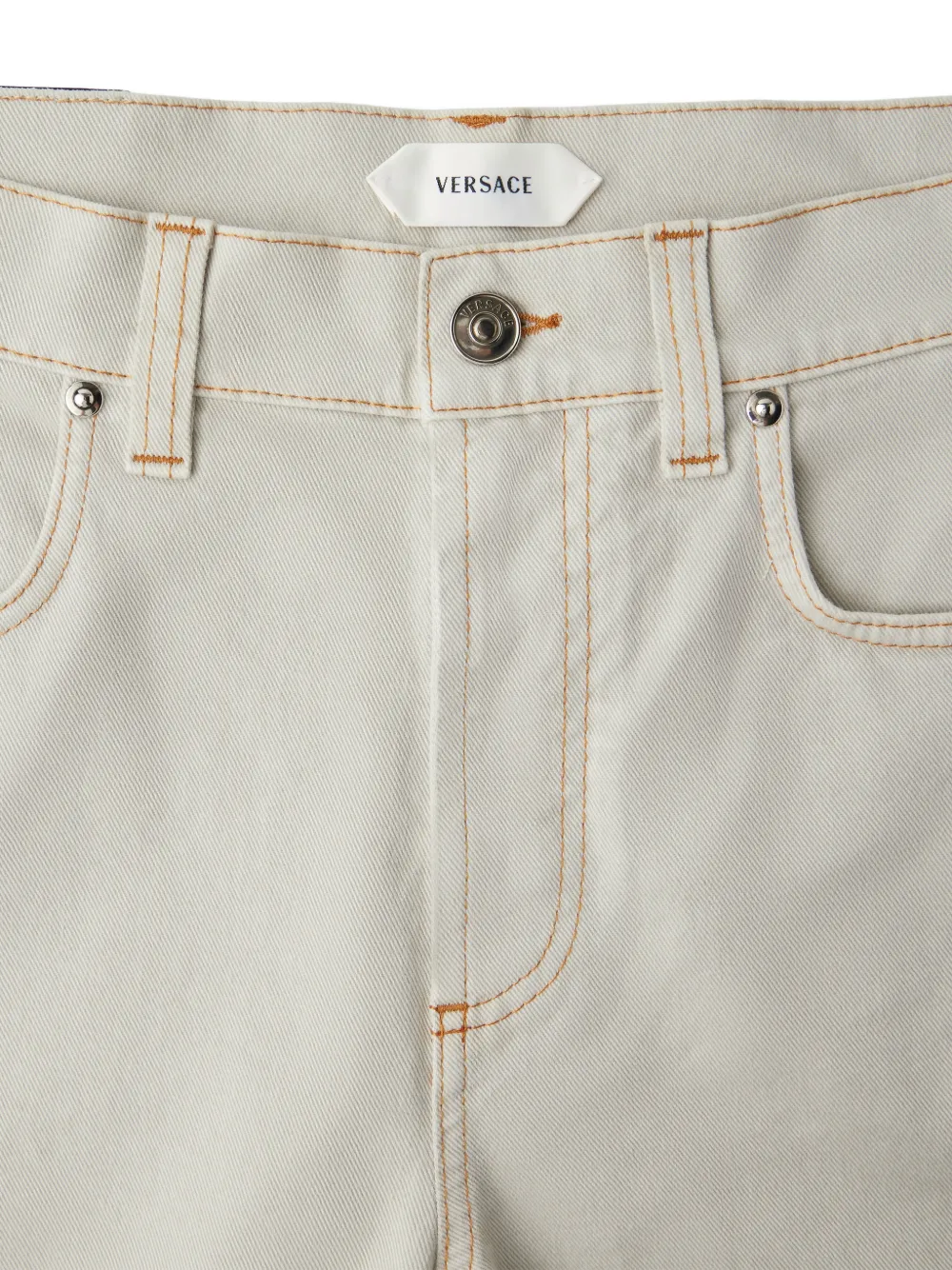 Versace Jeans met toelopende pijpen Beige