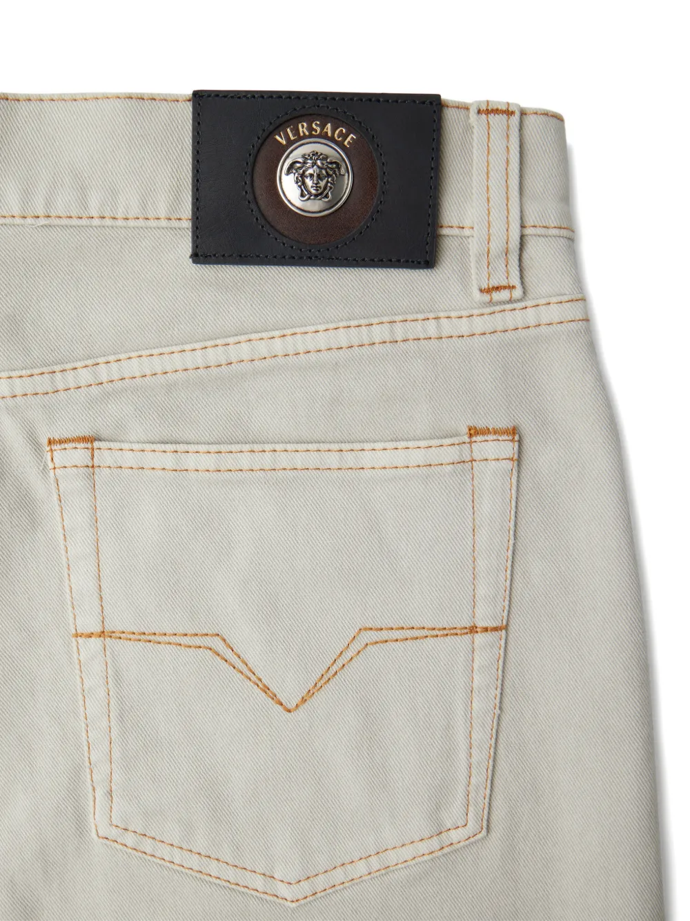 Versace Jeans met toelopende pijpen Beige