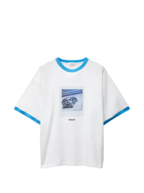 Versace printed cotton-jersey regular T-Shirt