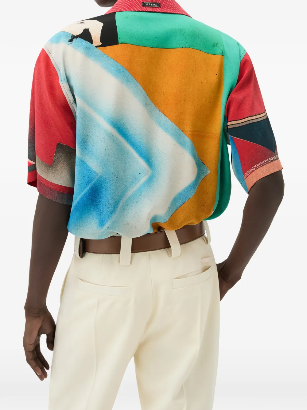 Versace Overhemd met grafische Medusa-print Rood