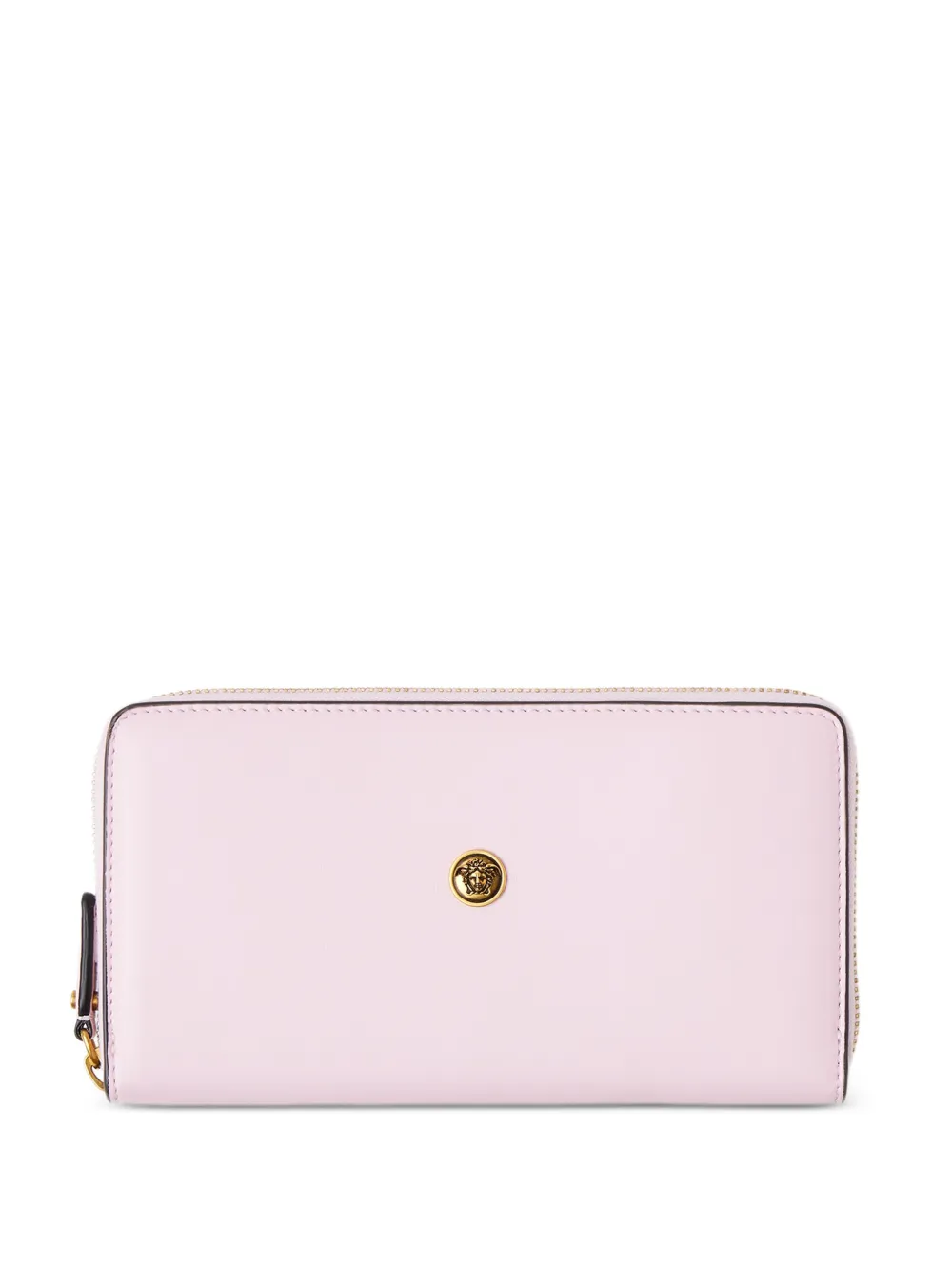 Versace Geldbörse aus Emblème-Leder - Rosa