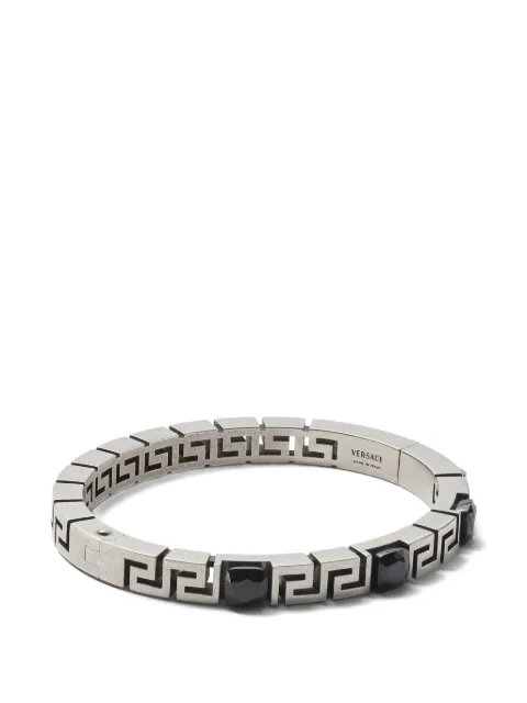 Versace Greca crystal-embellished bracelet