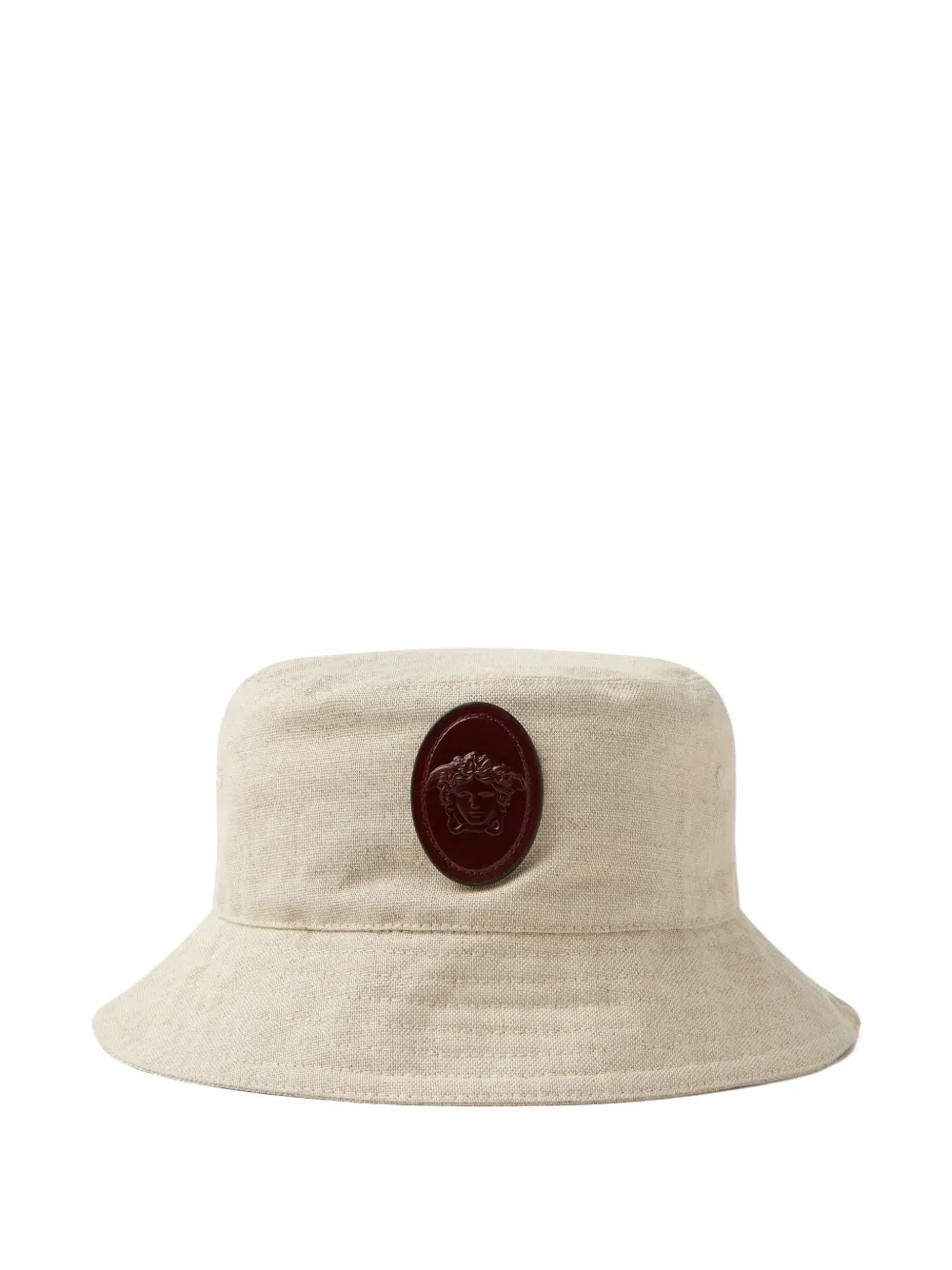 Versace cotton & linen bucket hat - Neutrals