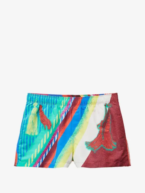 Versace printed swim shorts