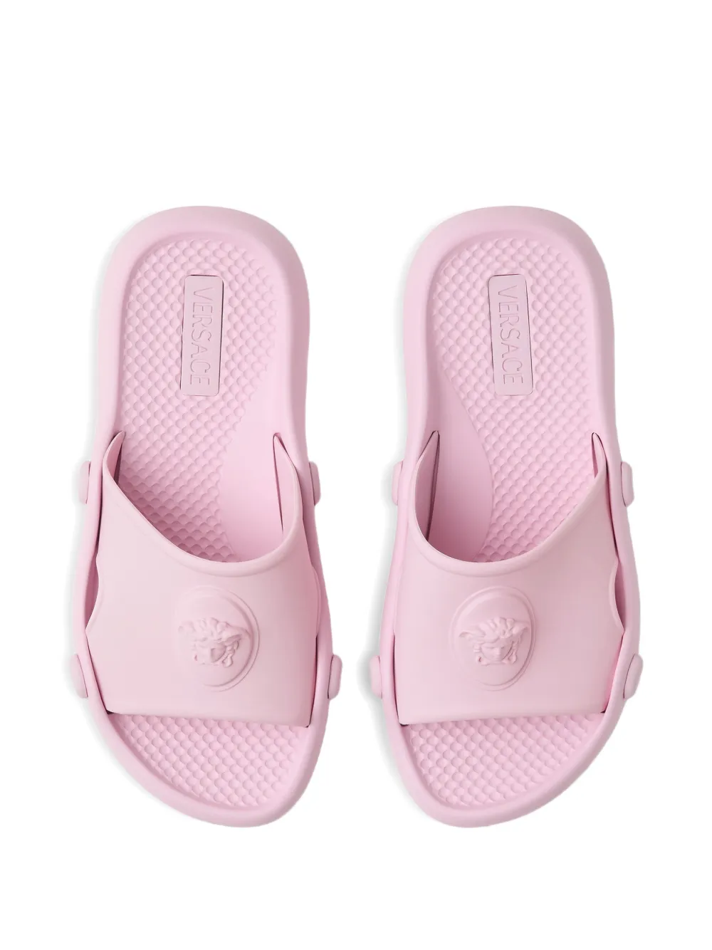 Versace Nettuno rubberen slippers Roze