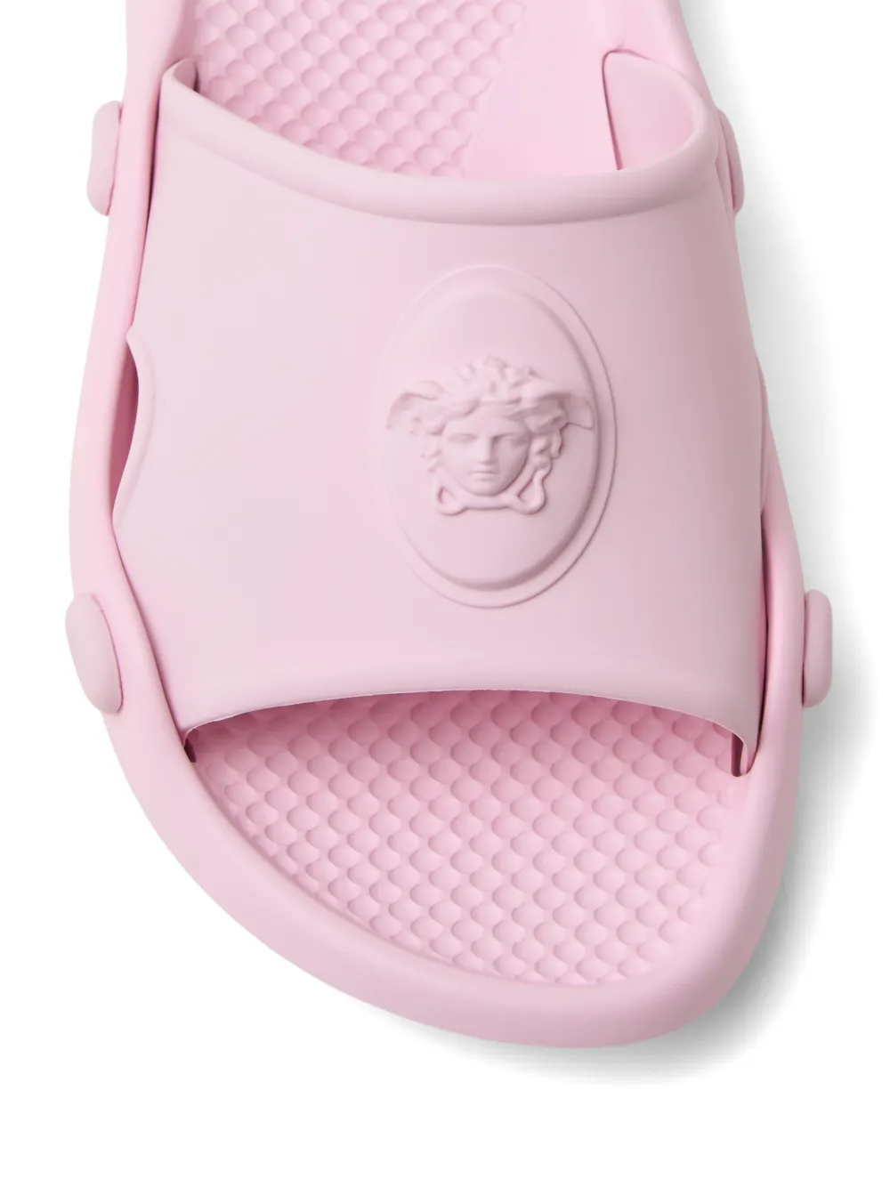 Versace Nettuno rubberen slippers Roze