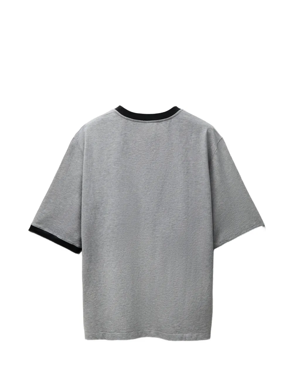 Versace Katoenen jersey T-shirt met logo-print Grijs