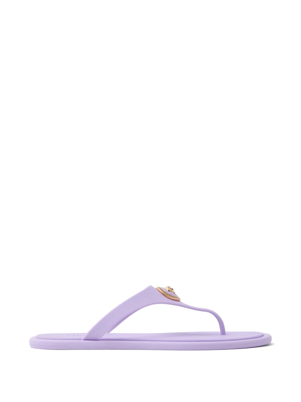 Versace Alia rubber flat sandals - Purple