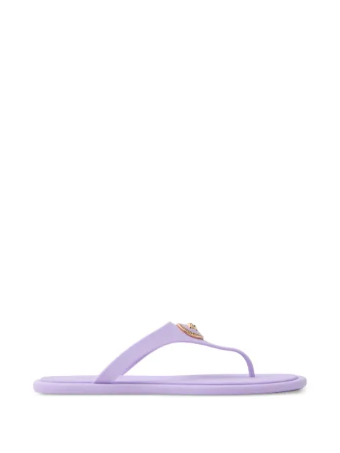 Versace Alia rubber flat sandals