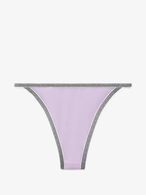 Versace embroidered-logo bikini bottoms